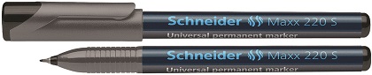 Marker permanentni 0,4mm CD/DVD Schneider OHP 220 S črn