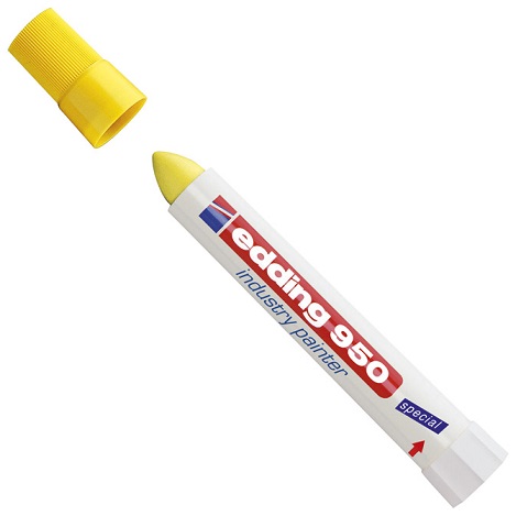 Marker permanentni industrijski 10mm Edding 950 rumen