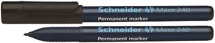 Marker permanentni 1-2mm CD/DVD Schneider Maxx 240 črn