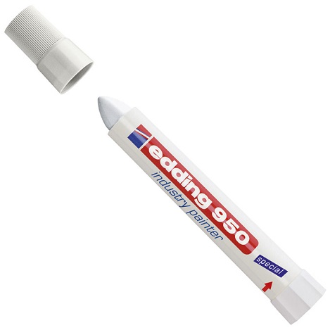 Marker permanentni industrijski 10mm Edding 950 bel