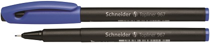 Flomaster 0,4mm Schneider Topliner 967 sv. moder