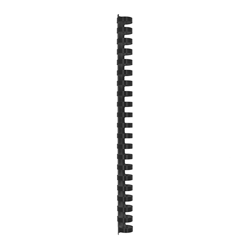Spirala PVC za vezavo do 150 listov 19mm 100/1 okrogla črna