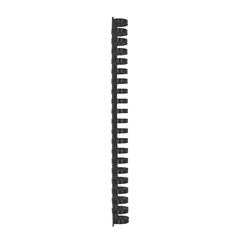 Spirala PVC za vezavo do 180 listov 22mm 50/1 okrogla črna