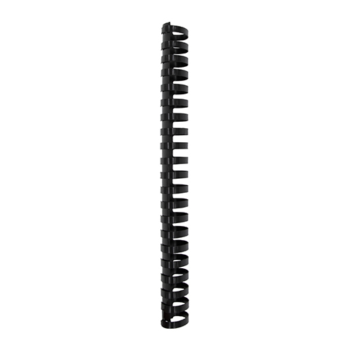 Spirala PVC za vezavo do 410 listov 45mm 50/1 okrogla črna