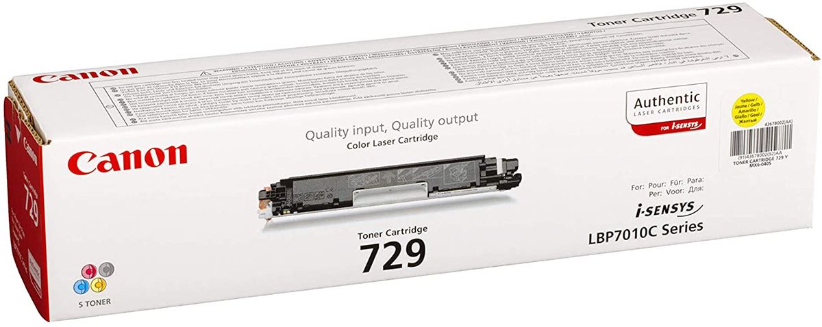 Toner CANON CRG-729 Yellow original