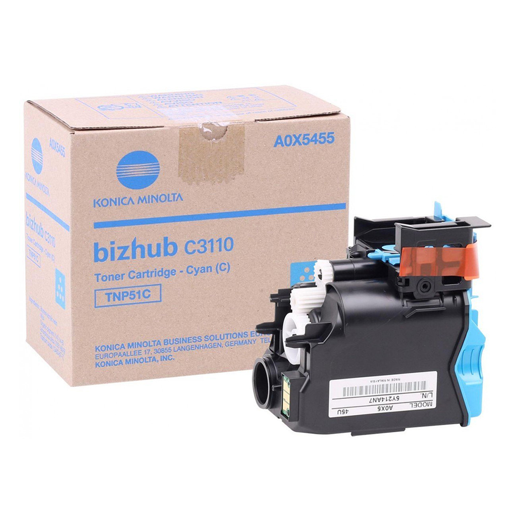 Toner MINOLTA TNP-51C Cyan - BizHub C3110 original