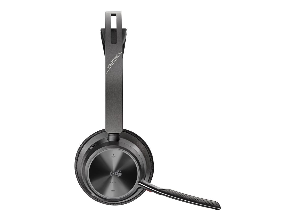 Slušalke+mikrofon HP Poly Voyager Focus 2 Headset Microsoft Teams Certified USB-C-C Headset +USB-C/A Adapter + Stanica za punjenje