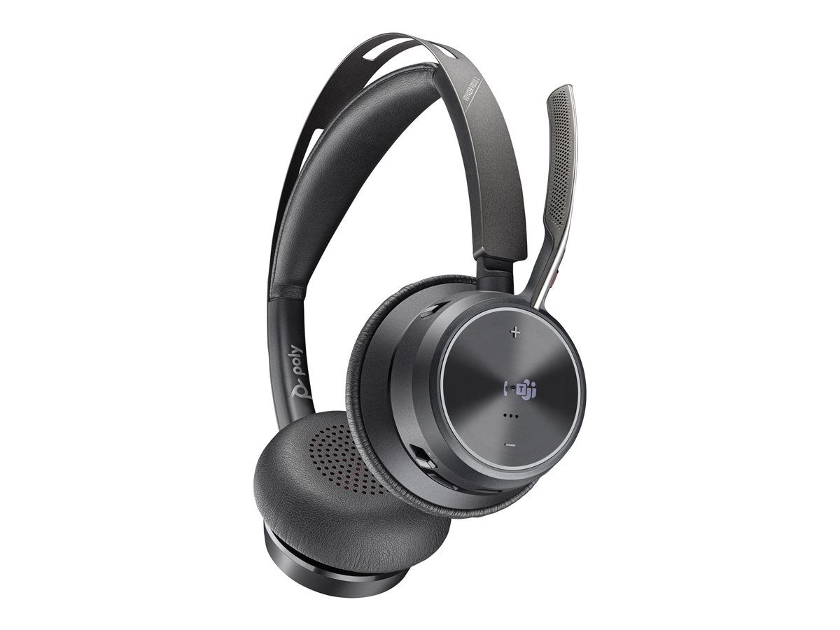 Slušalke+mikrofon HP Poly Voyager Focus 2 Headset Microsoft Teams Certified USB-C-C Headset +USB-C/A Adapter + Stanica za punjenje
