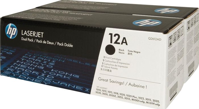 Toner HP Q2612AD Twin Pack original