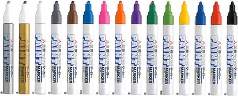 Marker permanentni 2,2-2,8mm Uni PX-20 rdeč