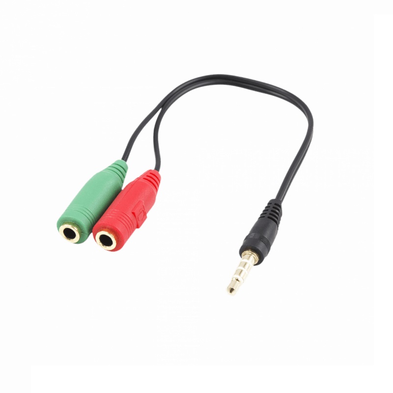 Kabel 3.5mm Stereo Jack-M2x3.5mm Stereo Jack-Ž- 0.2m - WHITE SHARK
