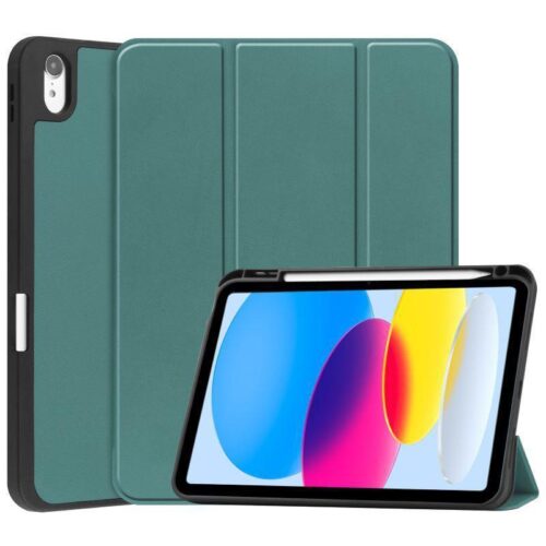 CoreParts TPU ovitek Caster, temno zelen Za Apple iPad 10.9" (2022)