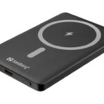 Sandberg Baterija Powerbank 5.000 magnetno brezžično polnjenje