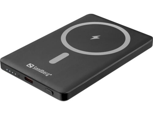 Sandberg Baterija Powerbank 5.000 magnetno brezžično polnjenje