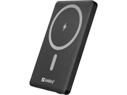 Sandberg Baterija Powerbank 5.000 magnetno brezžično polnjenje
