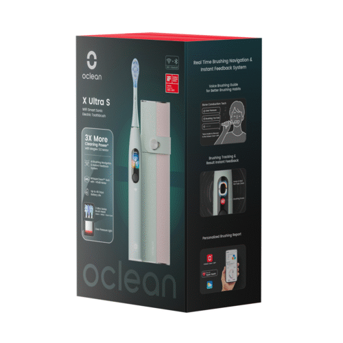 Oclean Električna zobna ščetka X Ultra Set Zelena, Sonični motor