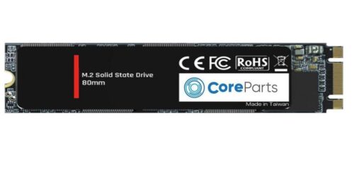 CoreParts M.2 SATA III 2280, 256GB SSD 6Gb/s Read/Write: 550/470 MB/s Vol: DC 3.3V