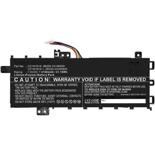 CoreParts Baterija za prenosnik Asus 31.16Wh Li-Pol 7.6V 4100mAh (TYPE A) za Asu