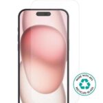 eSTUFF iPhone 16/15 Plus (10 kos) Prozorno steklo, Bulk pakiranje