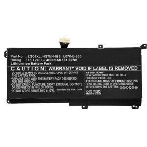 CoreParts Baterija za prenosnik HP 61.60Wh Li-ion 15.4V 4000mAh črna