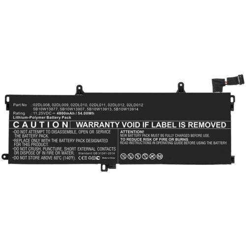 CoreParts Baterija za prenosnik Lenovo 50.00Wh Li-Pol 11.55V 4350mAh črna